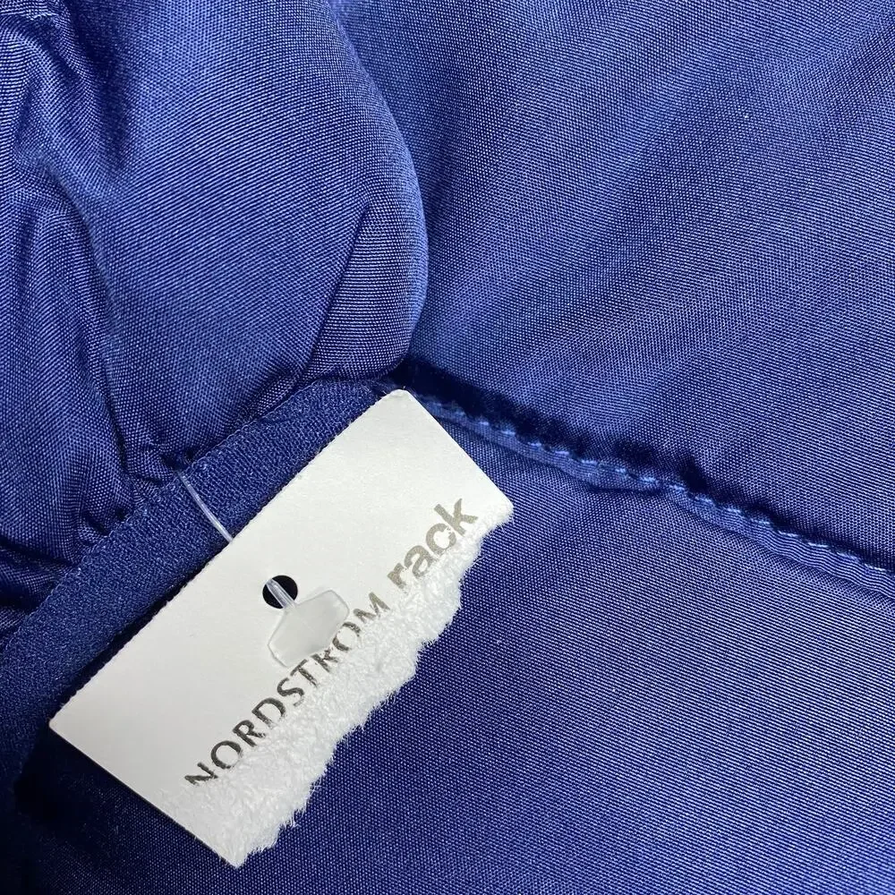 Ben Sherman Puffer Winter Jacket in Navy/Gray
